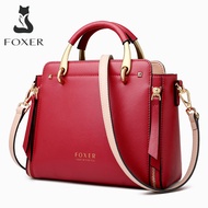 FOXER Leather Handbag for Women Shoulder bag Crossbody Bag Ladies Top-handle Bags with Adjustable St