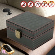 SEOUL Faraday Box, Key Fob Protector Anti-Theft Signal Blocker, Durable Safety Radiation-proof Black