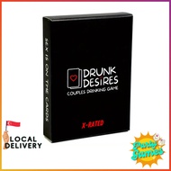 Drunk Desires X-Rated Couples Drinking Card Game | Valentines Day Gift | Couples Sex Game  | Christmas Gift, SG STOCK
