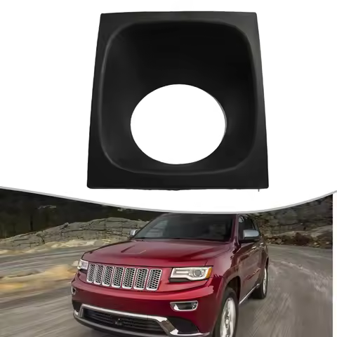 Car Radar ACC Adaptive Cruise Control Bezel Cover Auto Accessories Black #68143108AB Fit For Jeep Gr