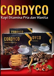 PROMO: NETCORDYCO COFFEE 1 BOX 10 SACHET CORDYCO Kopi Stimina Pria dan Wanita 100% Original