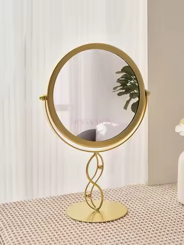 Dressing mirror desktop small mirror minimalist large portable makeup mirror household beauty mirror