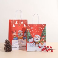 24PCS New Style Super Mario Christmas Theme Christmas Gift Bag Kids Candy Gift Bags Kraft Paper Bags Party Favor Decor