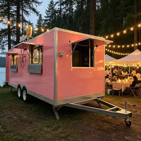 Bbq Food Trailer Mobile Catering Food Trailer Food Truck Business Coffee Truck Trailer Bakery Fully