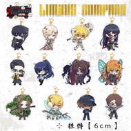 Limbus Company anime acrylic mica hanging keychain Faust Don Quixote Sinclair Ishmael Outis characte