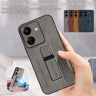 เคส Xiaomi Redmi 13C 4G หนังหรูเคสโทรศัพท์แม่เหล็กยึดโทรศัพท์สำหรับ Xiaomi Redmi 13C Redmi13C 13 C ฝ
