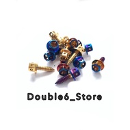 TITANIUM COVERSET SCREW YAMAHA HONDA RS150 VARIO150 Y15ZR LC135 NVX155 NMAX155 LC135 SOLARIZ AVANTIZ