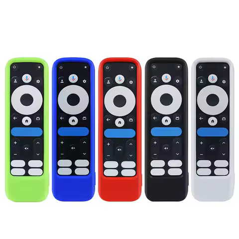 silicone case compatible with onn Google TV 4K Pro 2024 Drop Resistant Remote Control Case Spare