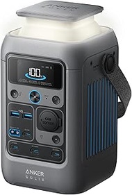 Anker SOLIX C300 DC Power Bank Station, Outdoor 288Wh Portable Power Station, LiFePO4 Battery, 300W 
