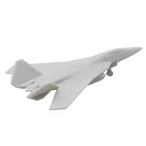 5PCS F-52 Science Fiction Stealth Fighter Jet with Landing Gear Opening Wing 1/2000 700 350 Scale Mo