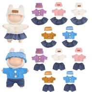 1 Set Of 3pcs Fashion Sweater Outfit For 6.69 Inch Labobo Plush Doll Doll, Including Stylish Beanie,