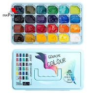 Art Beginner 24 Color Jelly Gouache Paint Set 30ML Concentrated Gouache Paint Refill Packs Gouache R