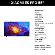 Xiaomi Mi TV ES Pro 4K 65/75/86 120Hz MEMC HDMI 2.1 Android Smart TV Full Screen FreeSync Gaming HDM