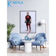 KAYU HIASAN DINDING Wall DECORATION WOODEN POSTER MDF BOARD THEME UFC / FIGHTER / KHABIB NURMAGOMEDO