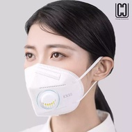 พร้อมส่ง!! หน้ากากอนามัยแบบมีวาล์ว 5 ชั้น หน้ากากอนามัย กันไวรัส หน้ากากกันฝุ่น PM2.5 mask KN95 แมส
