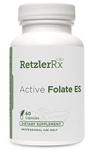 HormoneSynergy Active Folate ES | 5-MTHF | 10,000 mcg (10 mg) per serving | 5-MTHF (as 5-methyltetra