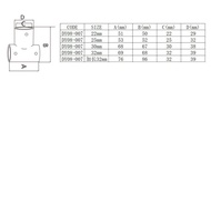 Three-way Marine Three-way Hanging Clip Hardware Connector E18 Stainless Steel Fixing Piece Hardware