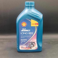 SHELL ADVANCE LONG RIDE FULLY SYNTHETIC 10W40 4T 1LITER ORIGINAL ...