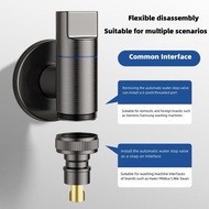 Washing  faucet with space saving, anti drop automatic water stop new brass triangle valve with wate
