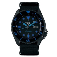 Seiko 5 Sports Street Style Automatic Nylon Black Dial Watch SRPD81K1 SRPD81 SRPD81K