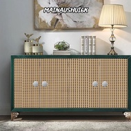MAINAUSHUI6K Wallpaper,  Rattan PVC Wall Sticker, Retro Removable Self-adhesive Waterproof Furniture