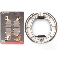Motorcycle Brake Pads Shoe Drum For KAWASAKI ER-5 ER 500 ER500 C1-C5P 2001-2007