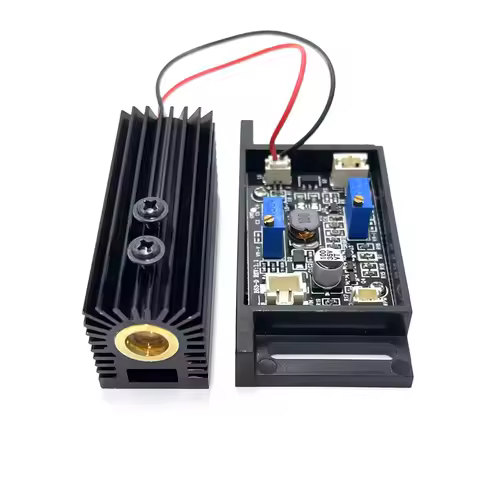 20mW/50mW 571nm 560nm Yellow Green Dot Laser Module with 9-12V Driver Heatsink TTL