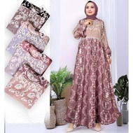 WPS Collection - Gamis Maxmara Silk Kirana - Gamis Husna Muslimah Ukuran Jumbo - Pakaian Gamis Wanit