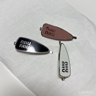 Hair Accessories 25 Enamel New Style One-word Clip Miss Female Bangs Unique Side Water Drop miu Hair