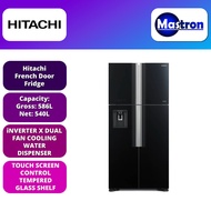 Hitachi 586L French Door Fridge | Refrigerator| Peti Ais Hitachi R-W720P7M