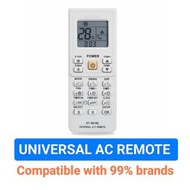 Universal Remote Control Compatible With 99% Air Conditioner Brands |Mitsubishi Toshiba Hitachi Fuji