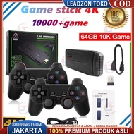 Game Stick 4K Ps 2 Full Game + Stick 2 Console Wireless Gamepad 128GB/64GB/32GB HDMI TV Retro Video 