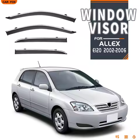 For Toyota Corolla Allex 2002-2006 Car Window Visor Awning Shelters Windshield Side Window Rain Sun 