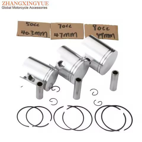 Motorcycle 50cc 70cc 90cc 40.3mm 47mm 49mm Piston Kit For Malaguti Drakon Naked XSM SM XTM Enduro 50