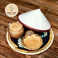 [Surplus goods] HANDCRAFT DECOR ITEMS OF SEED/Bamboo rattan/water hyacinth
