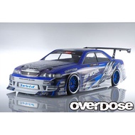 Overdose RC 1/10 Drift Clear Bodyshell OD2370 JZX100 Mark II w/Weld Hyakushiki Gogouki Graphic Decal