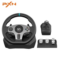 【Selangor in Stock】 Gaming Steering Wheel Pedal PXN-V9 Racing Manual Transmission Vibration For PC/P