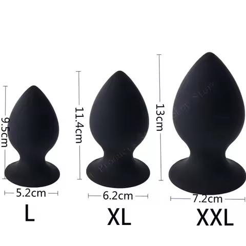APHRDDISIA Big Size 7 Mode Vibrating Silicone Anal Butt Plug Suction Cup Vibrator For Men Women/Coup