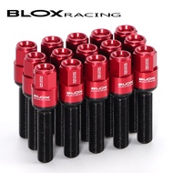 20ชิ้นความยาวเกลียว28/32/35/40/45/50มม. 7075-T6 + SCM440ล้อเหล็กอัลลอยสลักเกลียวปลอมถั่วสกรูสำหรับเบ