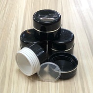 [50 PCS] 12 GRAM BLACK CREAM POT Under the Dot Symbol