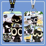 Luo Xiaokuiji Cat Cat Student Campus Card Slide Card Meal Card ID Card Protection Cartoon Can 26.3.2