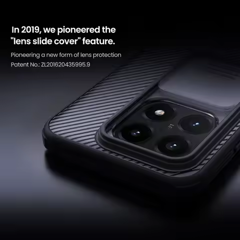 For Xiaomi Mi 15T Pro / 15T 5G Nillkin Case Camshield Pro Camera Slide Protection Lens Hard 360 full