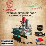 LIEBAO YN-549C TAIWAN MANUAL CERAMICS PREMIUM PLUNGER POWER SPRAYER PUMP HEAD [HEAVY DUTY]