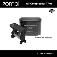 70mai Air Compressor - Portable Electric Car Air Pump Mini Compressor Tire Inflator Auto Tyre Pump
