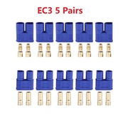 5-20pcs EC3 Battery Connector Plugs EC3 Male Female Banana Plug Connectors Gold Bullet Connector for