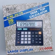 West Iron City CT5 Calculator Financial Accounting Reviewable Computer Large Size Large Screen Solar