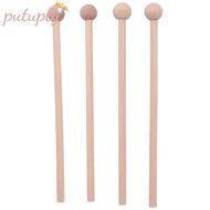 2 Pair Wood Mallets Percussion Sticks for Energy Chime, Xylophone, Wood Block, Glockenspiel and Bells