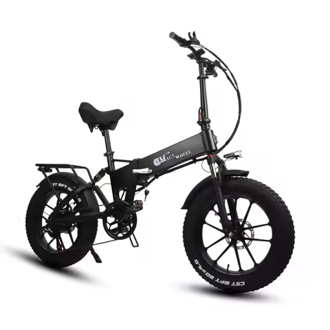 Adult folding electric bike Ideal for mountain riding and e bike is 500W 48V 18AH and 20-inch wide t