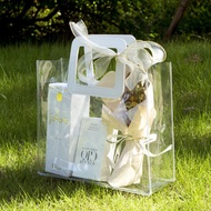 Children's Day Gift Bag Transparent Handbag Hand Gift Bag Wedding Candy Box Gift Bag High Sense