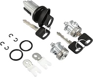 X AUTOHAUX 1 Set Door Lock Cylinders Ignition Switch with Keys 1L3Z-11582-A for Ford Expedition 1998